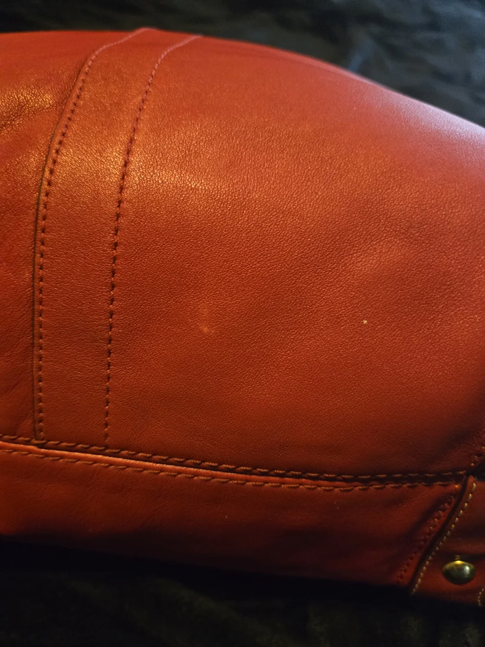 Coach Carly Large Hobo 10616 Red Nappa Leather Y2K Cherry Brass Rare 14